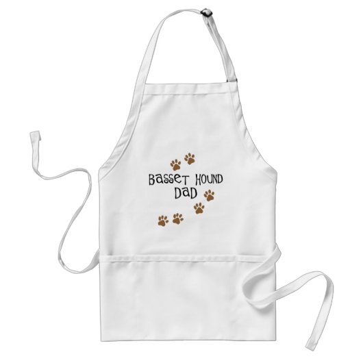 Basset Hound Dad Standaard Schort (Voorkant)