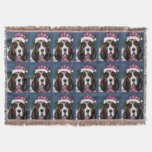 BASSET HOUND DEKEN (Voorkant)