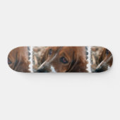 Basset Hound Design Skateboard (Horizontaal)