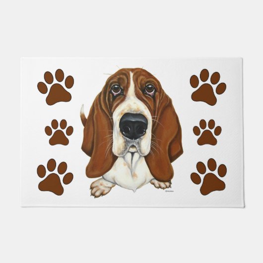 Basset Hound Deurmat (Voorkant)