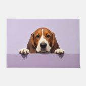 Basset Hound deurmat Kunst (Voorkant)
