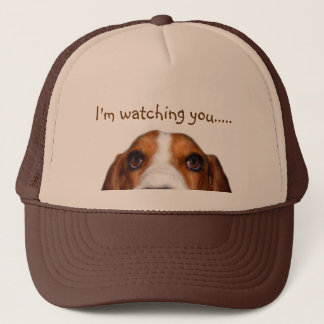 Basset Hound die binnen Trucker Pet