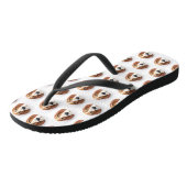Basset Hound Dog 3D geïnspireerd Teenslippers (Schuin)