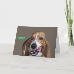 Basset Hound Dog Birthday-kaart Kaart