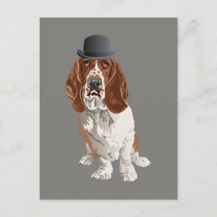Basset Hound Dog Briefkaart