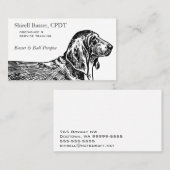 Basset Hound Dog Business Visitekaartje (Voorkant / Achterkant)