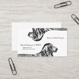 Basset Hound Dog Business Visitekaartje