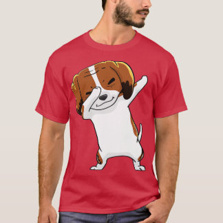 Basset Hound Dog Dabbing Kawaii T-shirt