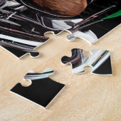 Basset Hound Dog fiets St. Patrick's Day Legpuzzel (Zijkant)