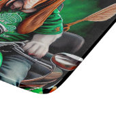Basset Hound Dog fiets St. Patrick's Day Snijplank (Hoek)