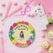 Basset Hound Dog Fun Art Birthday Party Papieren Bordje (Feest)