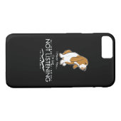 Basset Hound Dog - Hoor je dat ik niet luister Case-Mate iPhone Case (Achterkant (Horizontaal))