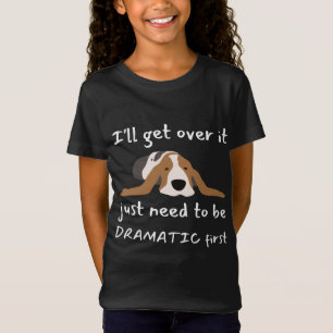Basset Hound Dog Ik kom er wel overheen T-shirt