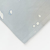 Basset Hound Dog in Sledge Let It Snow Christmas Fleece Deken (Hoek)