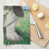 Basset Hound Dog Kitchen Towel Theedoek (Quarter Fold)