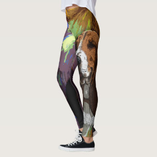 Basset Hound Dog Leggings
