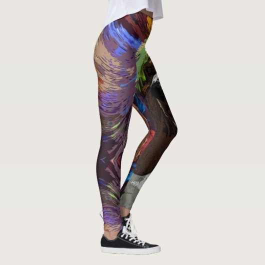 Basset Hound Dog Leggings (Rechts)