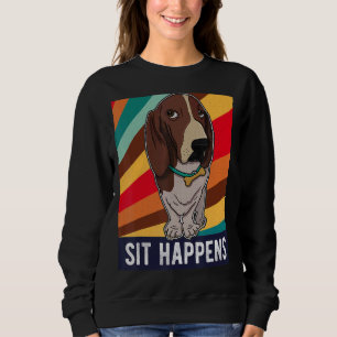 Basset Hound Dog mama Walk Dog Gezegden Breeder Trui