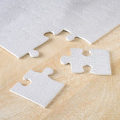 Basset Hound dog met kerstcadeaus Legpuzzel (Zijkant)