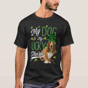 Basset Hound Dog My Dog is mijn geluk T-shirt