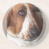 Basset Hound Dog Onderzetters (Voorkant)