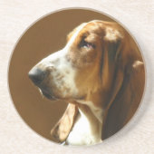 Basset Hound Dog Onderzetters (Voorkant)
