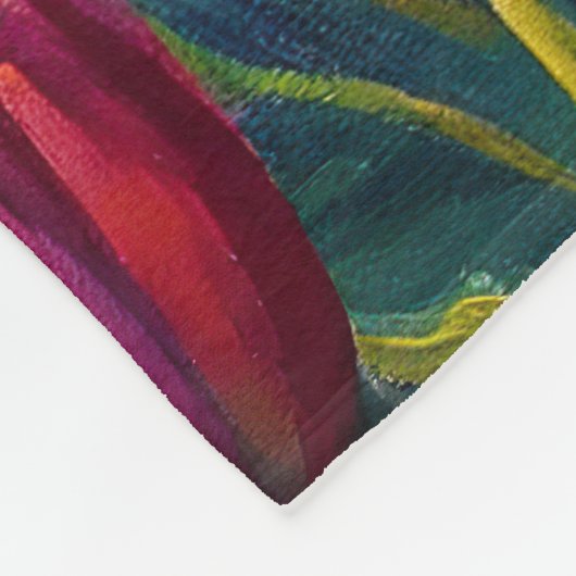 Basset Hound Dog op een peddel: Een Schilderachtig Fleece Deken (Hoek)