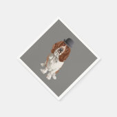 Basset Hound Dog Papier Servet (Hoek)