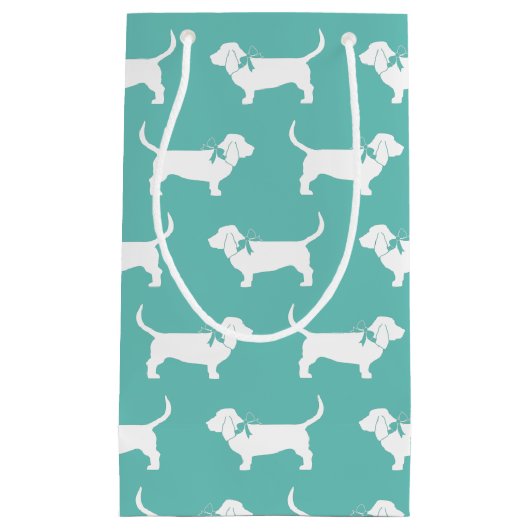 Basset Hound Dog Puppy Klein Cadeauzakje (Voorkant)