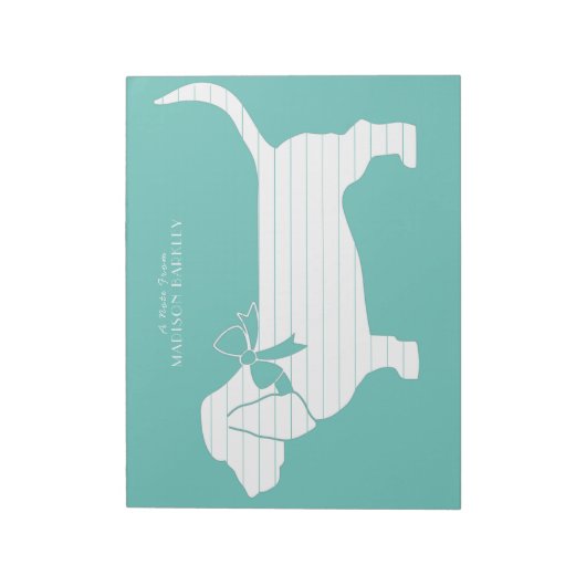 Basset Hound Dog Puppy Notitieblok (Linkerzijde)