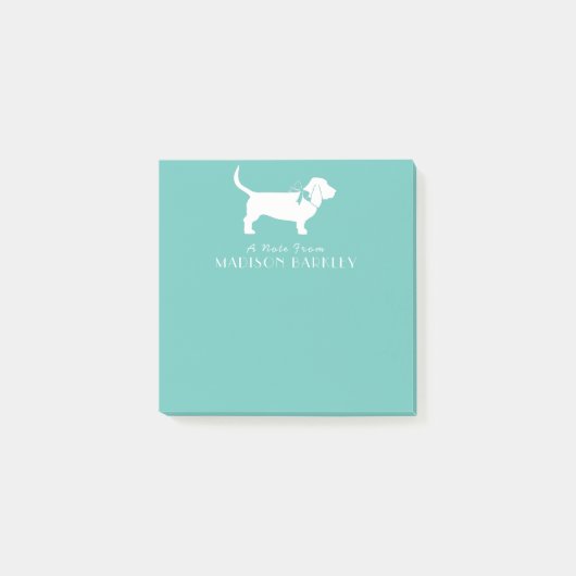 Basset Hound Dog Puppy Post-it® Notes (Voorkant)