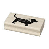 Basset Hound Dog Puppy Rubberstempel (Stempel)