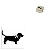 Basset Hound Dog Puppy Rubberstempel (Gestempeld)