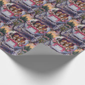 Basset Hound Dog Valentine's Day  Cadeaupapier (Hoek)