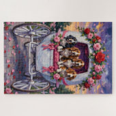 Basset Hound Dog Valentine's Day Legpuzzel (Horizontaal)