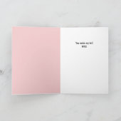 Basset Hound Dog You Make My Tail Wag Card Feestdagen Kaart (Binnen)