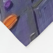 Basset Hound Dogs Trick-or-Treating tijdens Hallow Fleece Deken (Hoek)