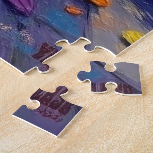 Basset Hound Dogs Trick-or-Treating tijdens Hallow Legpuzzel (Zijkant)