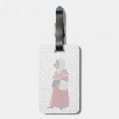 Basset Hound Dommer Volledig Bagagelabel (Achterkant verticaal)