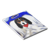 Basset Hound Engel Notitieblok (Schuin)