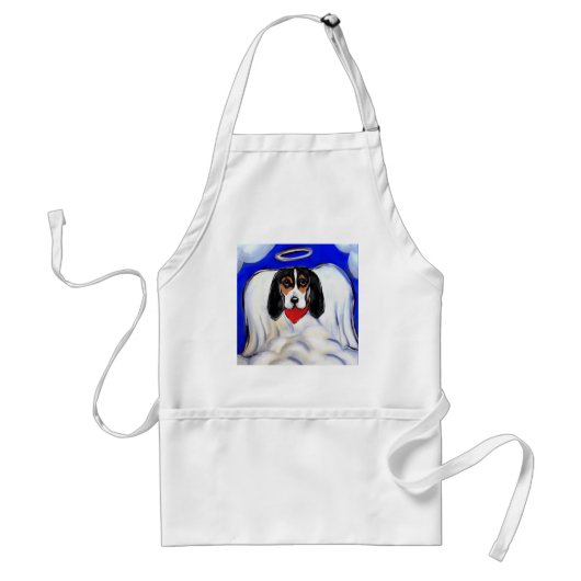 Basset Hound Engel Standaard Schort (Voorkant)