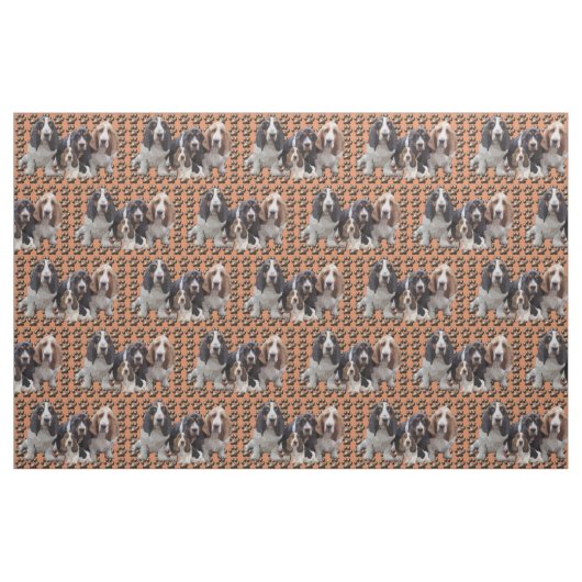 Basset hound Fabric Stof (Fat Quarter)