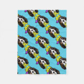 Basset Hound Fleece Deken (Voorkant)