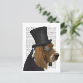 Basset Hound, Formal Hound en Pet Briefkaart (Staand voorkant)