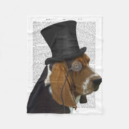 Basset Hound, Formal Hound en Pet Fleece Deken (Voorkant)