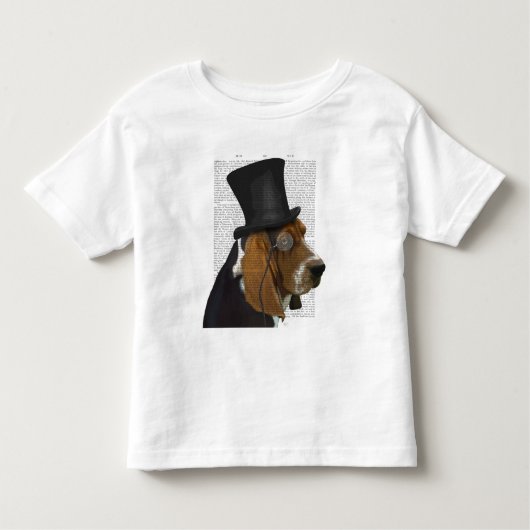 Basset Hound, Formal Hound en Pet Kinder Shirts (Voorkant)