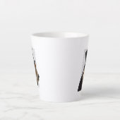 Basset Hound, Formal Hound en Pet Latte Mok (Voorkant)