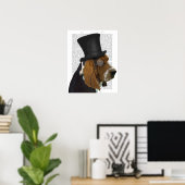 Basset Hound, Formal Hound en Pet Poster (Thuiskantoor)