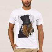 Basset Hound, Formal Hound en Pet T-shirt (Voorkant)