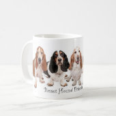 Basset Hound Friends Forever Koffiemok (Voorkant links)